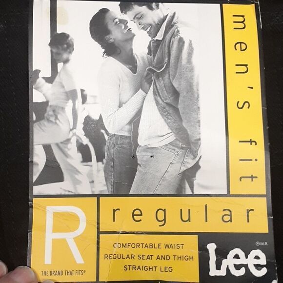 NWT Lee men's fit regular sz.42 X 38 - black - Picture 1 of 12